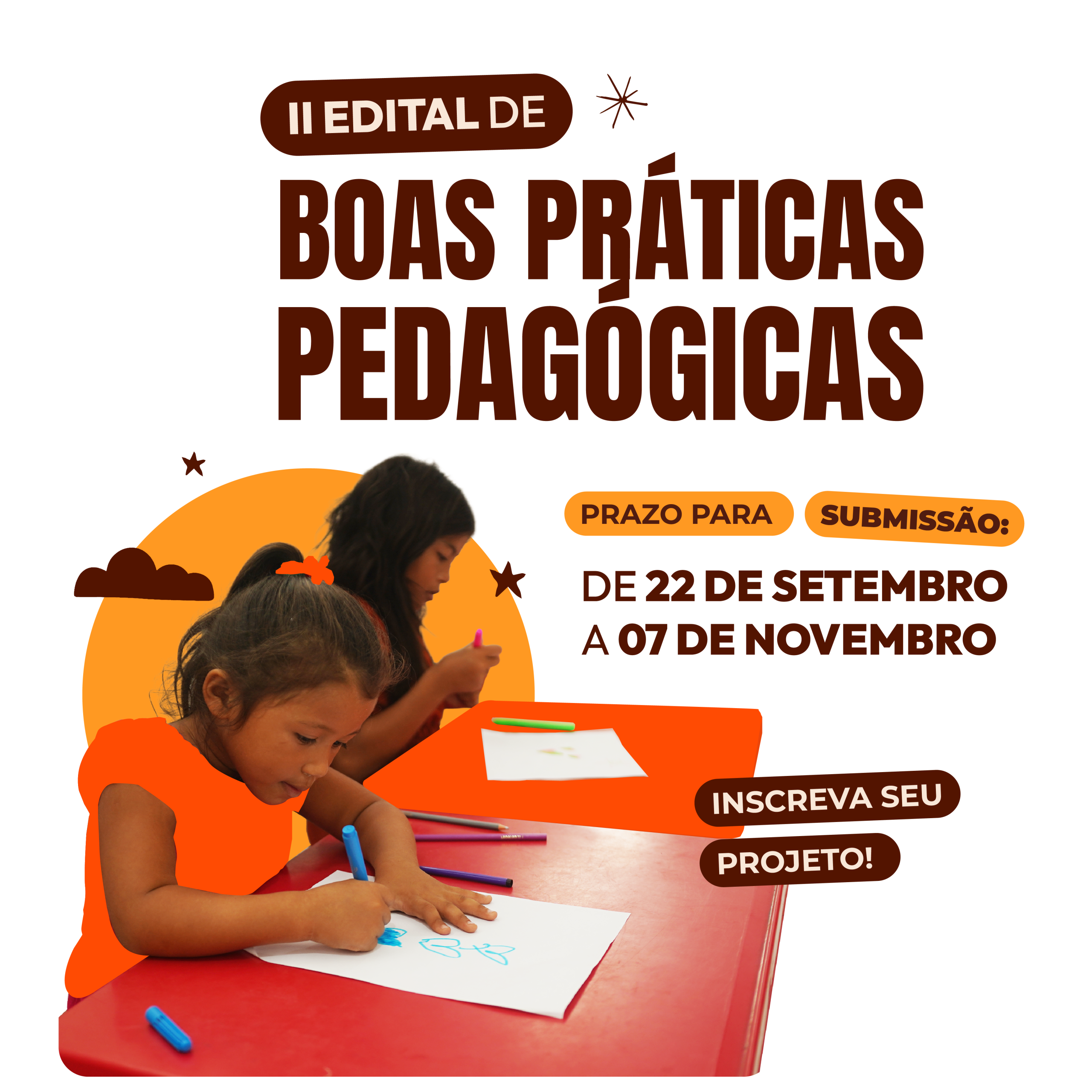 Compartilhe boas práticas e inspire outras escolas